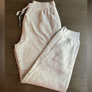 Hanes Men's Ecosmart Fleece Sweatpants - Light Gray - Men's Size Medium